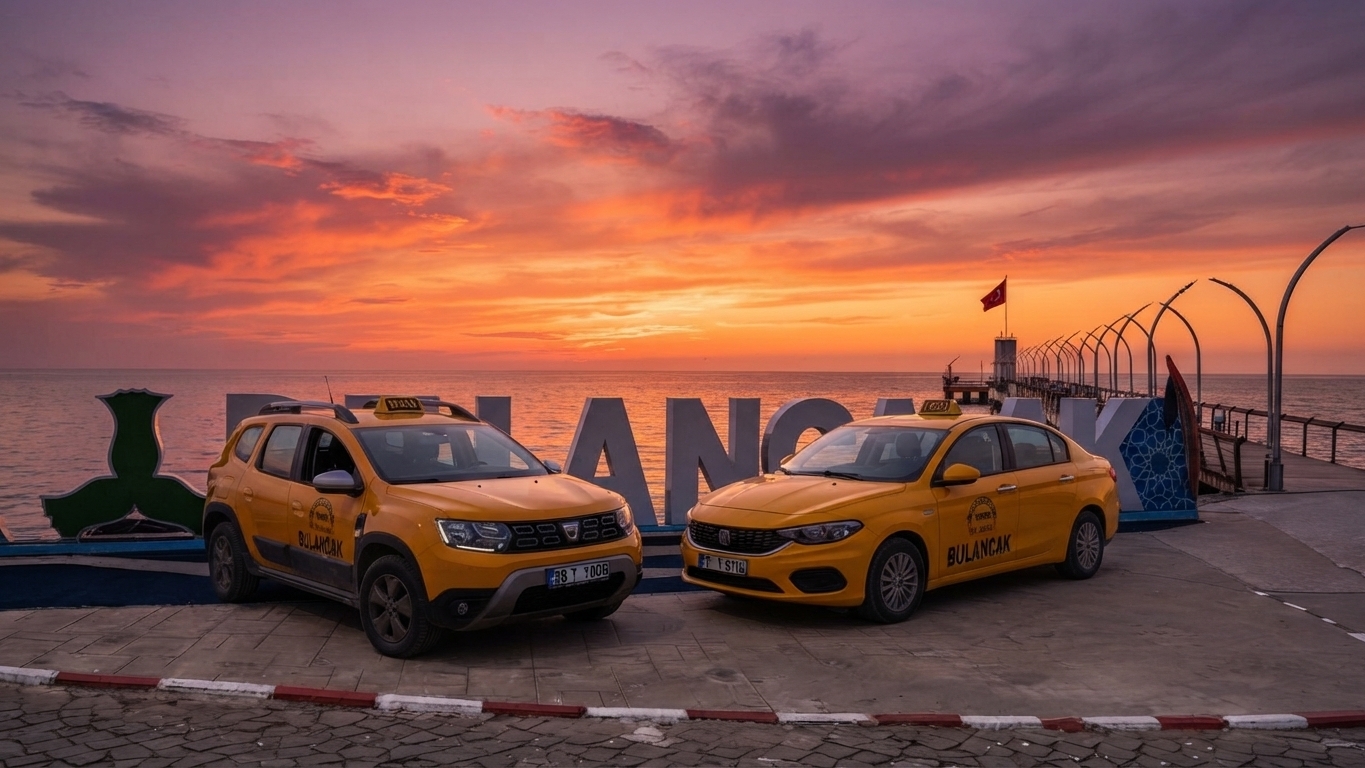 Bulancak Taksi Durağı ve Araçlar